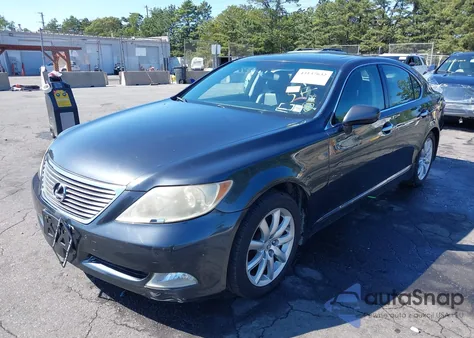 2007 Lexus Ls 460 из США, поврежденный, VIN JTHBL46F475004552